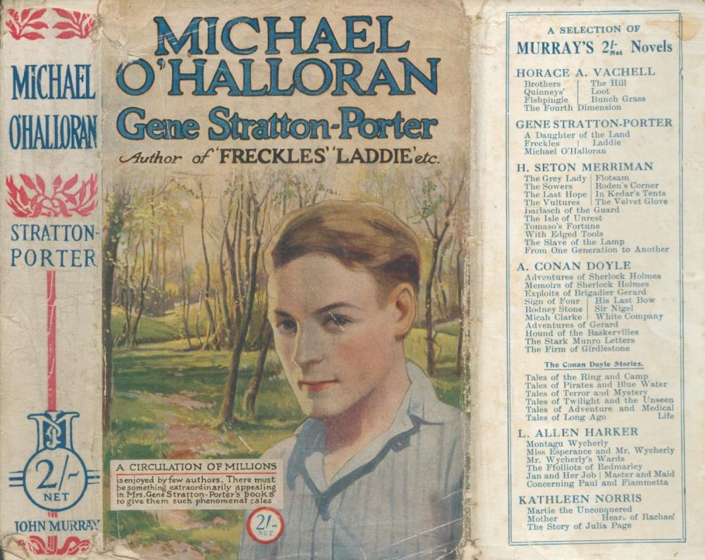 Lot 509: Gene Stratton Porter Michael O'Halloran author of "Freckles",...