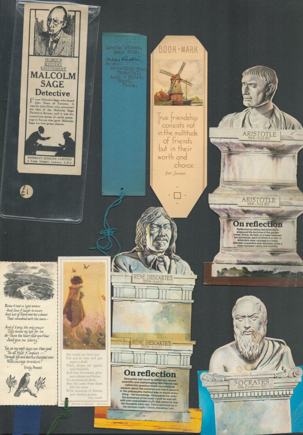 Lot 564: The following 8 bookmarks are offered as one...