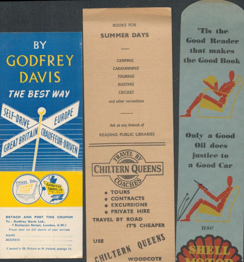 Lot 566: The following 3 bookmarks are of oil and...