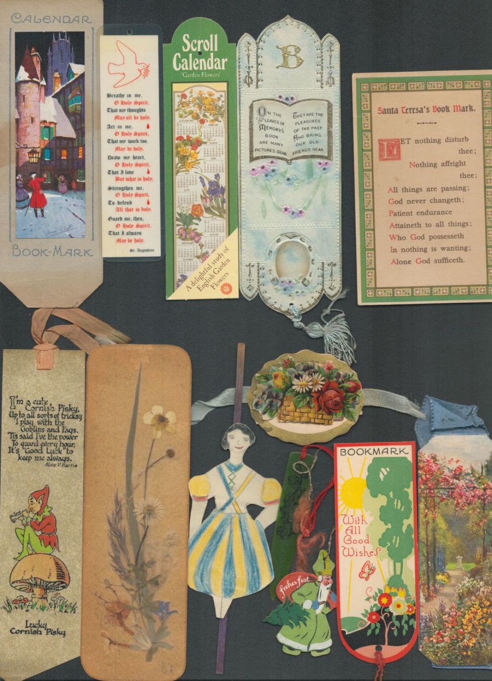 Lot 576: This lot contains 15 various bookmarks, mainly of...