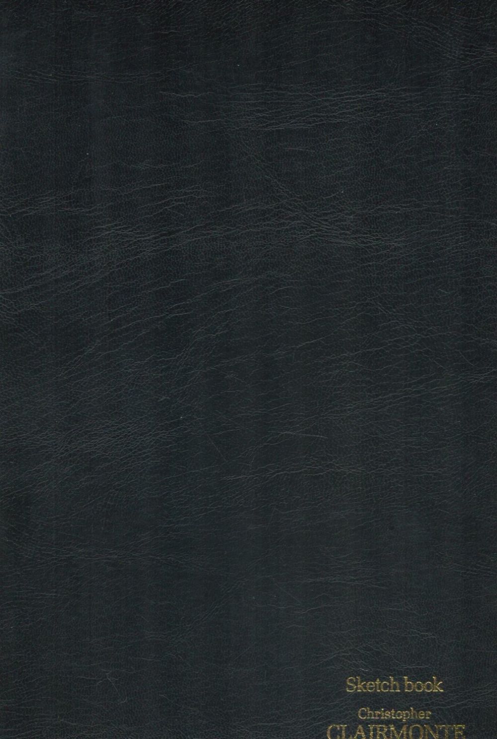 Lot 591: Sketch Book. Christopher Clairmonte. Limited edition of 500....
