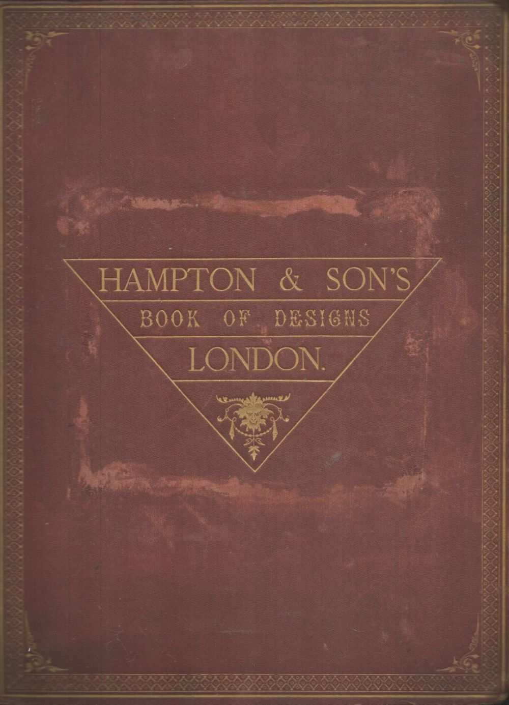 Lot 611: Hampton and Sons Book of Designs. London. 715...