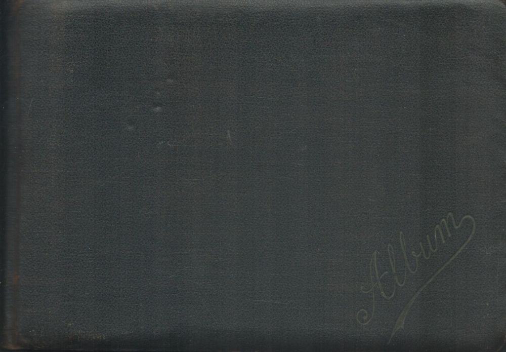 Lot 617: Leather covered album 10" x 7½". Containing extracts...