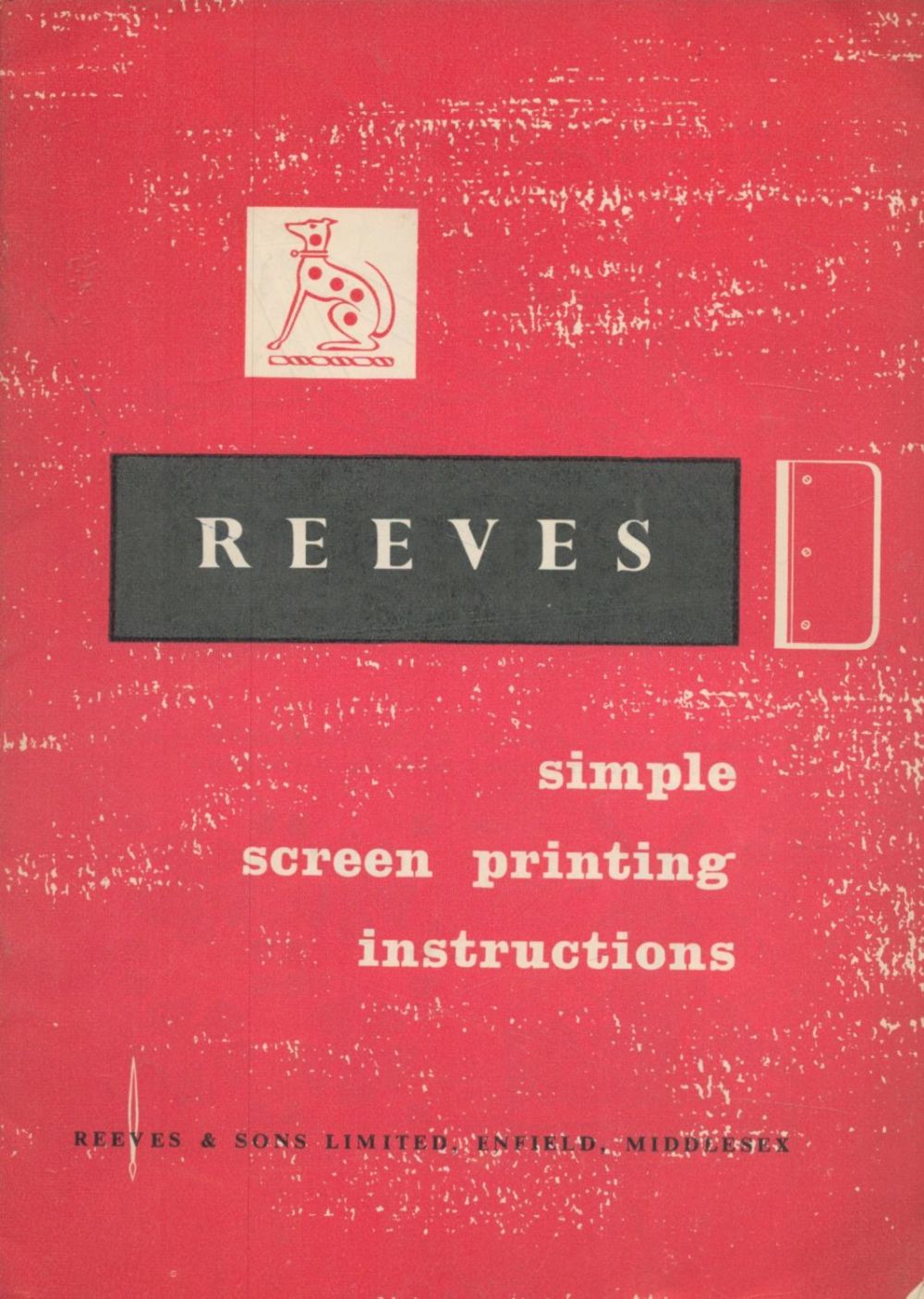 Lot 625: Reeves. Simple screen printing instructions. Printed by Reeves...