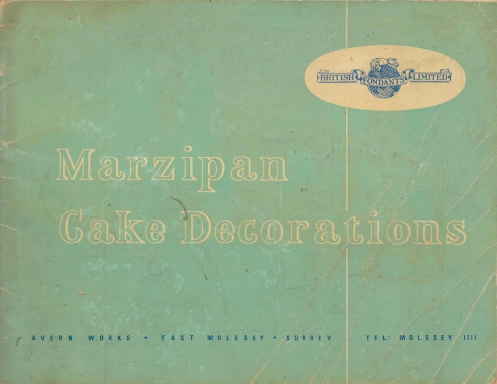 Lot 672: Marzipan Cake Decorations. By British Fondants Ltd. Published...