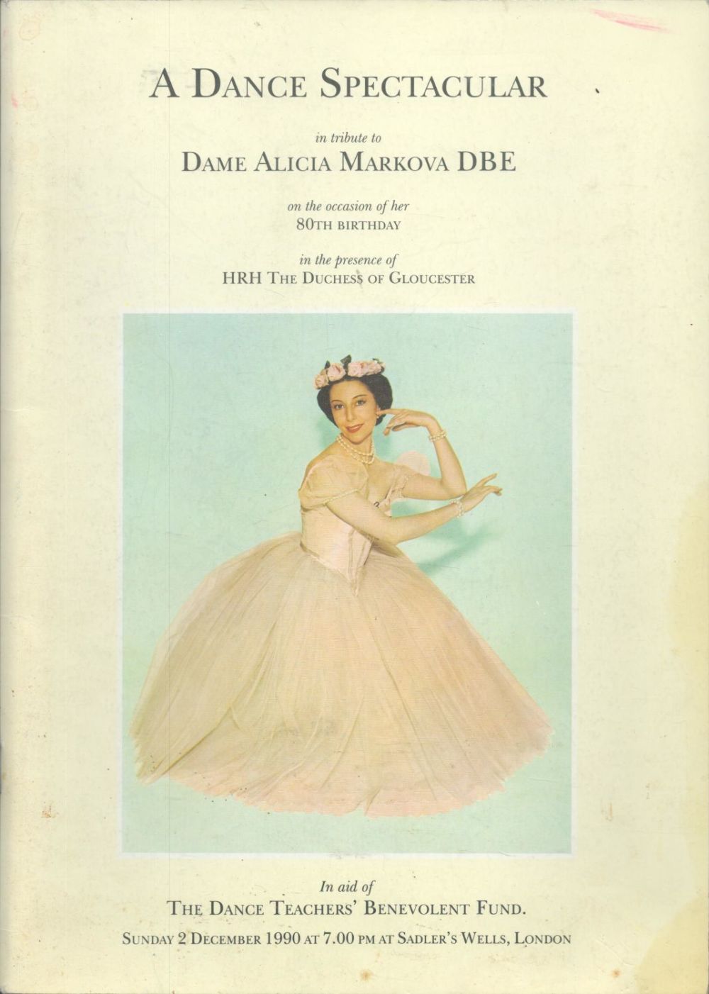 Lot 683: A Dance Spectacular in tribute to Dame Alicia...