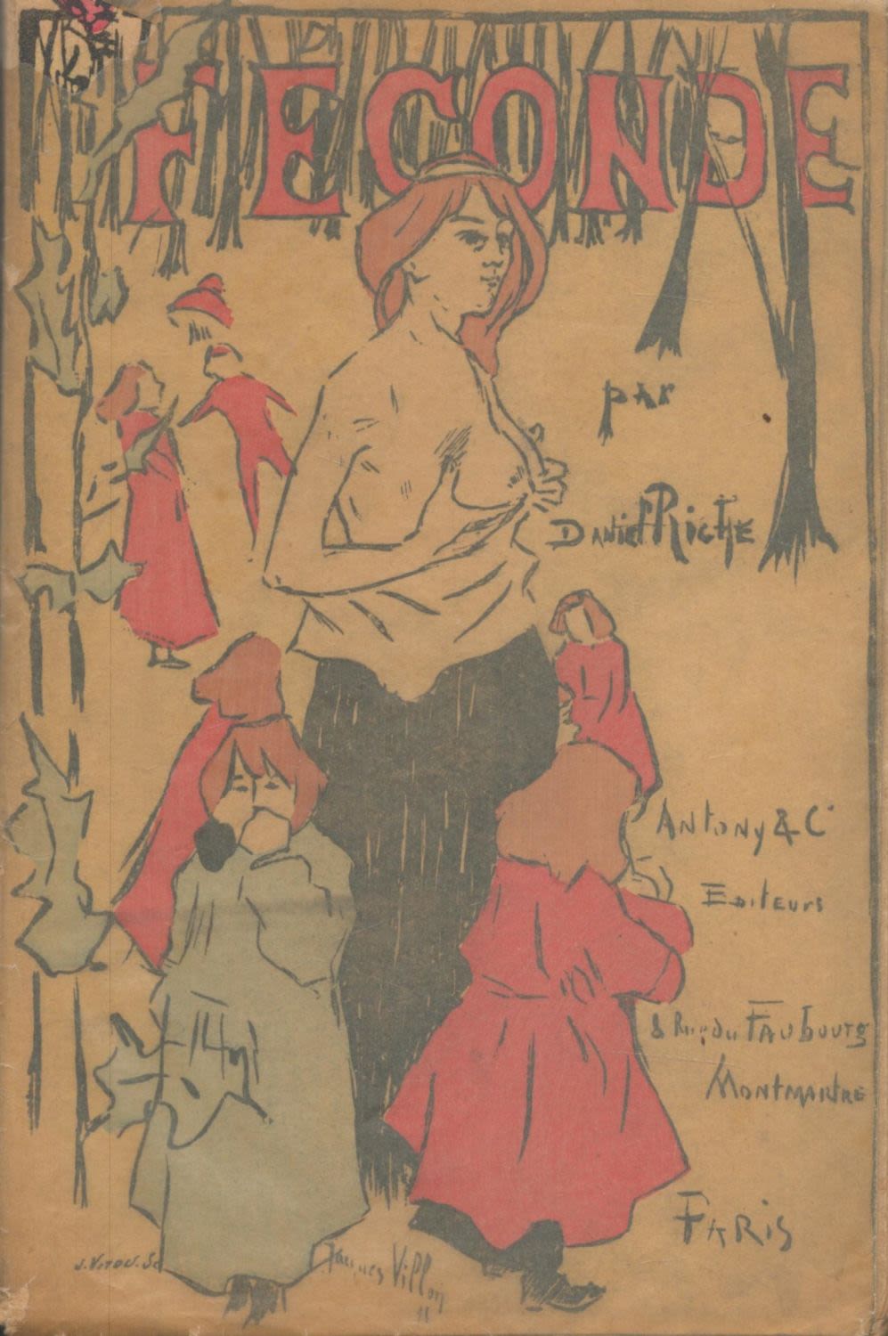Lot 689: Féconde. Daniel Riche. Illustrations by Jaques Villon. Published...