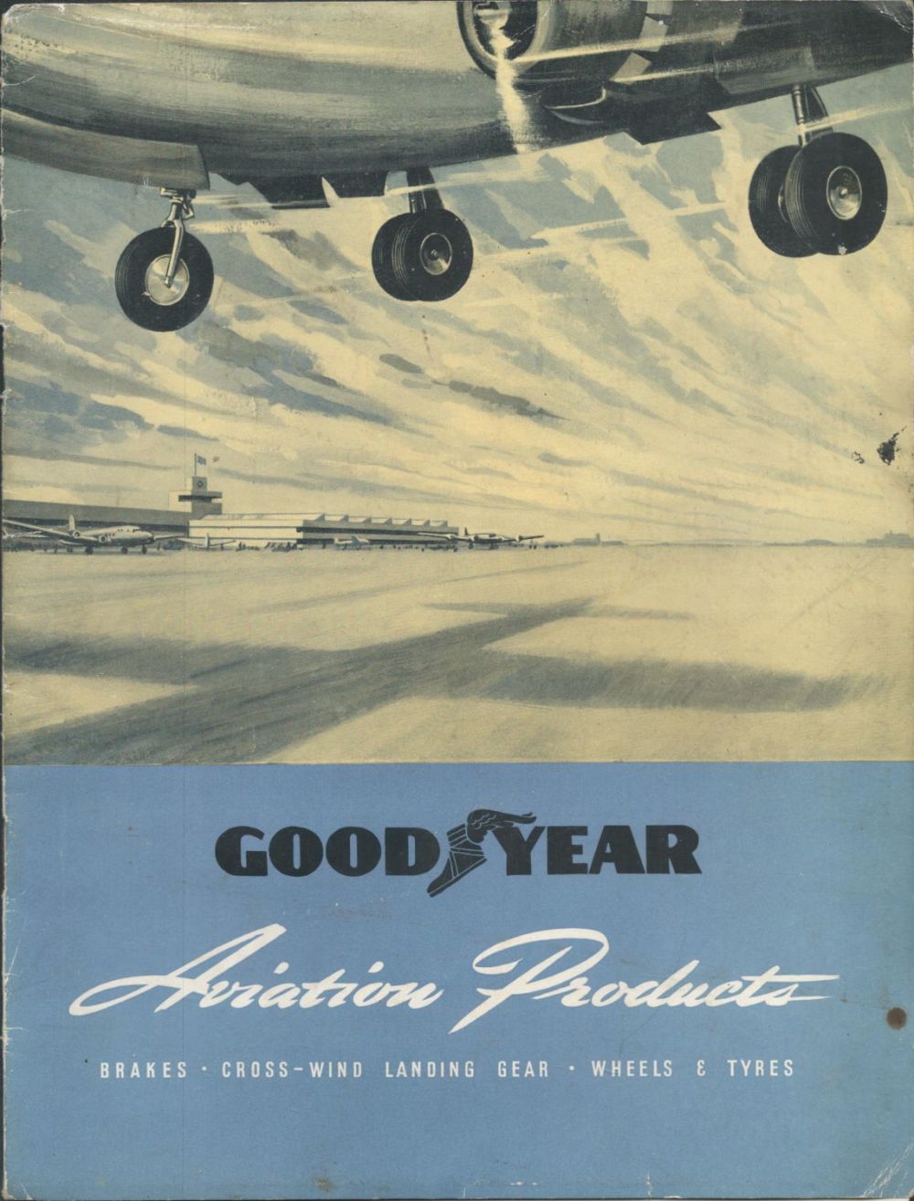 Lot 705: Brochure for Aviation Products Goodyear. 16 pages. Brochure...