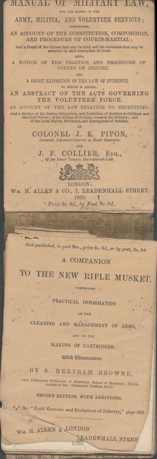 Lot 729: The Manual of Artillery Exercises. Horse Guards. 1st...