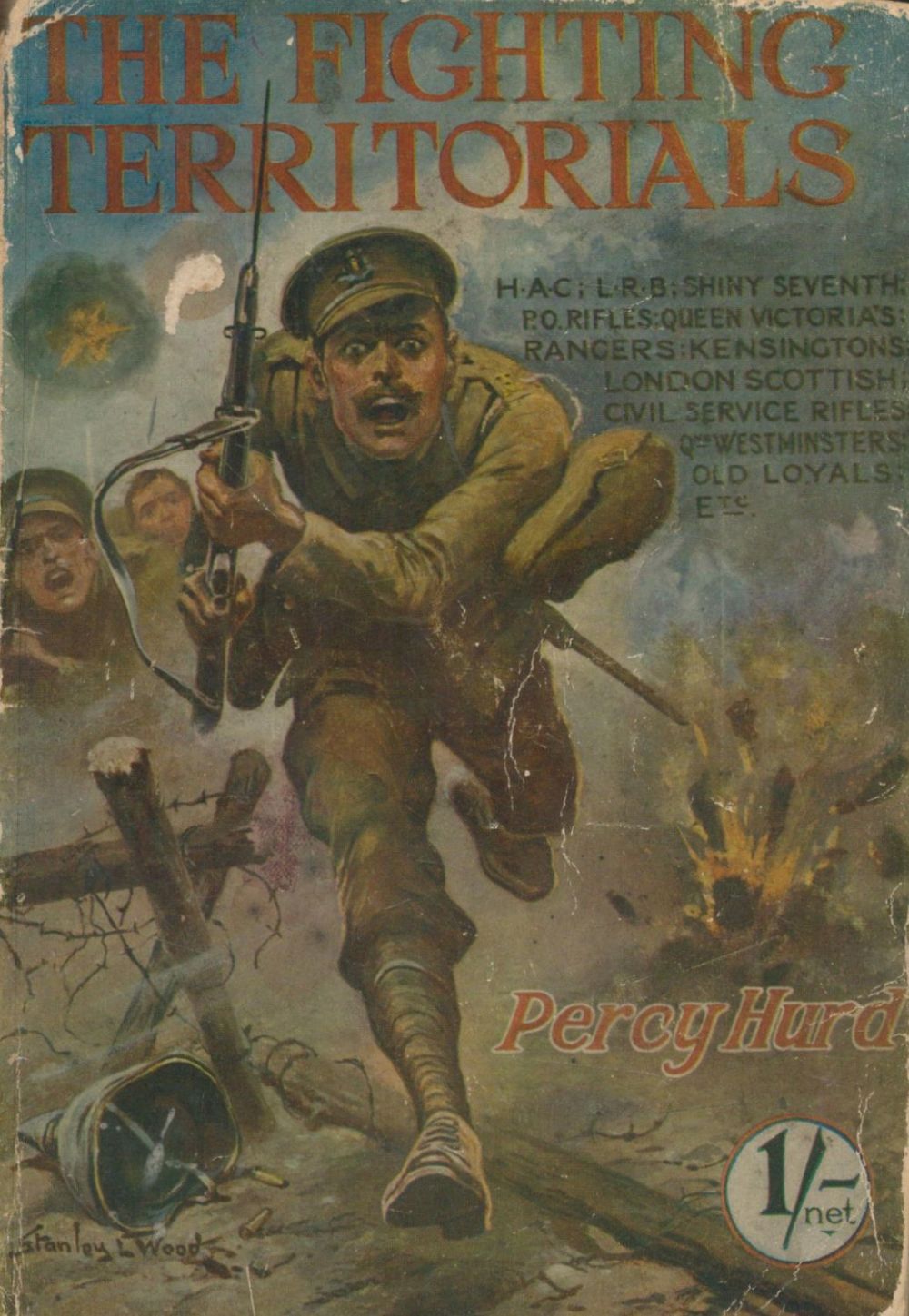 Lot 753: The Fighting Territorials. By Percy Hurd. Published by...