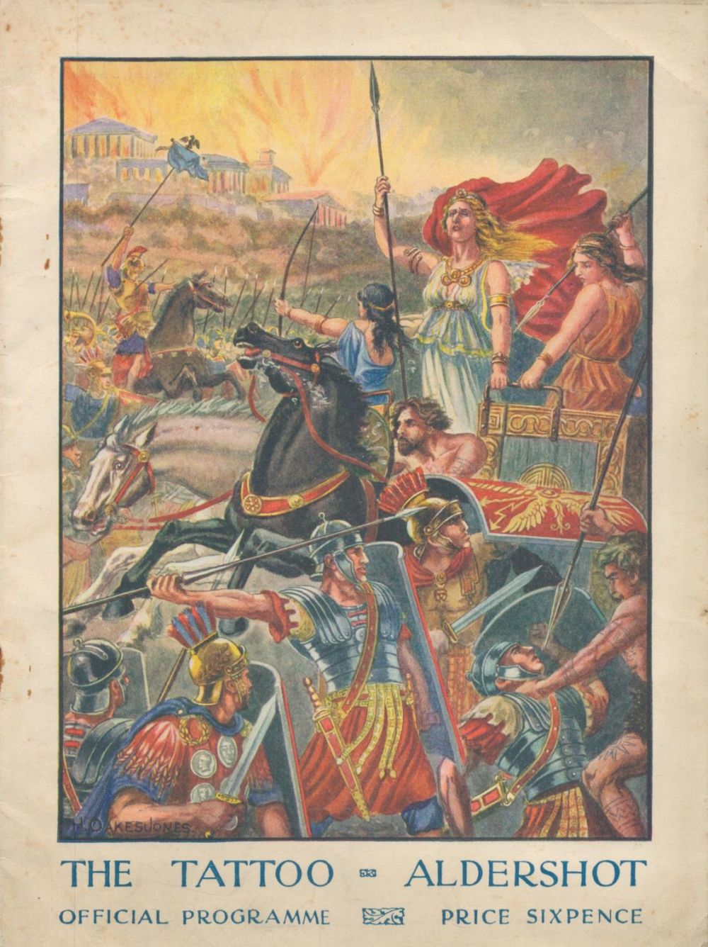 Lot 760: The Tattoo. Official programme of Searchlight Tattoo, held...