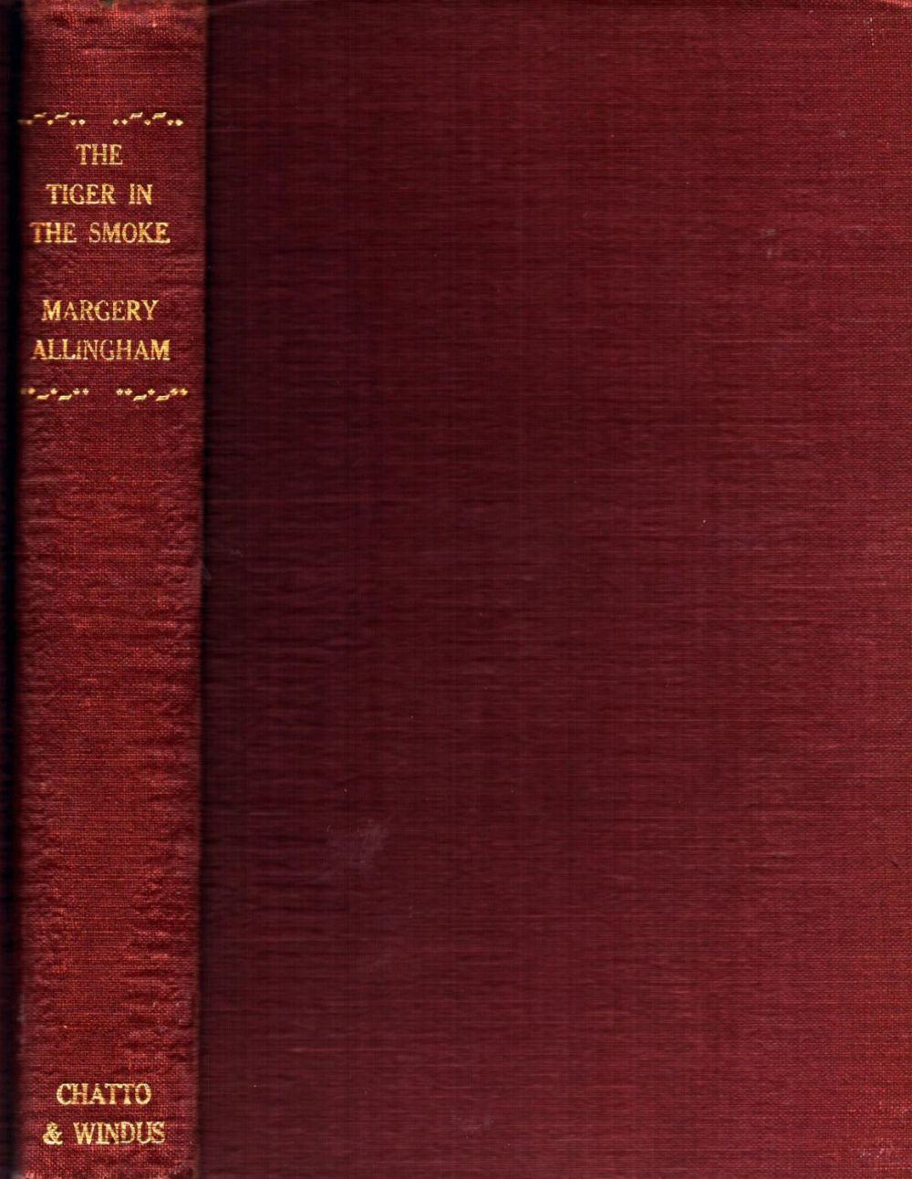 Lot 809: Margery Allingham. The Tiger in The Smoke. 1st...