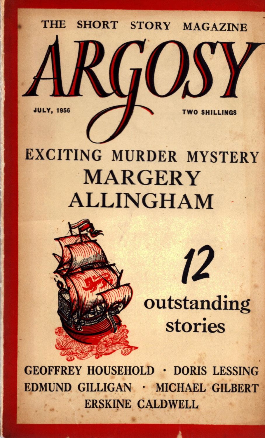 Lot 814: Margery Allingham. Argosy Magazine. Short Story: three is...