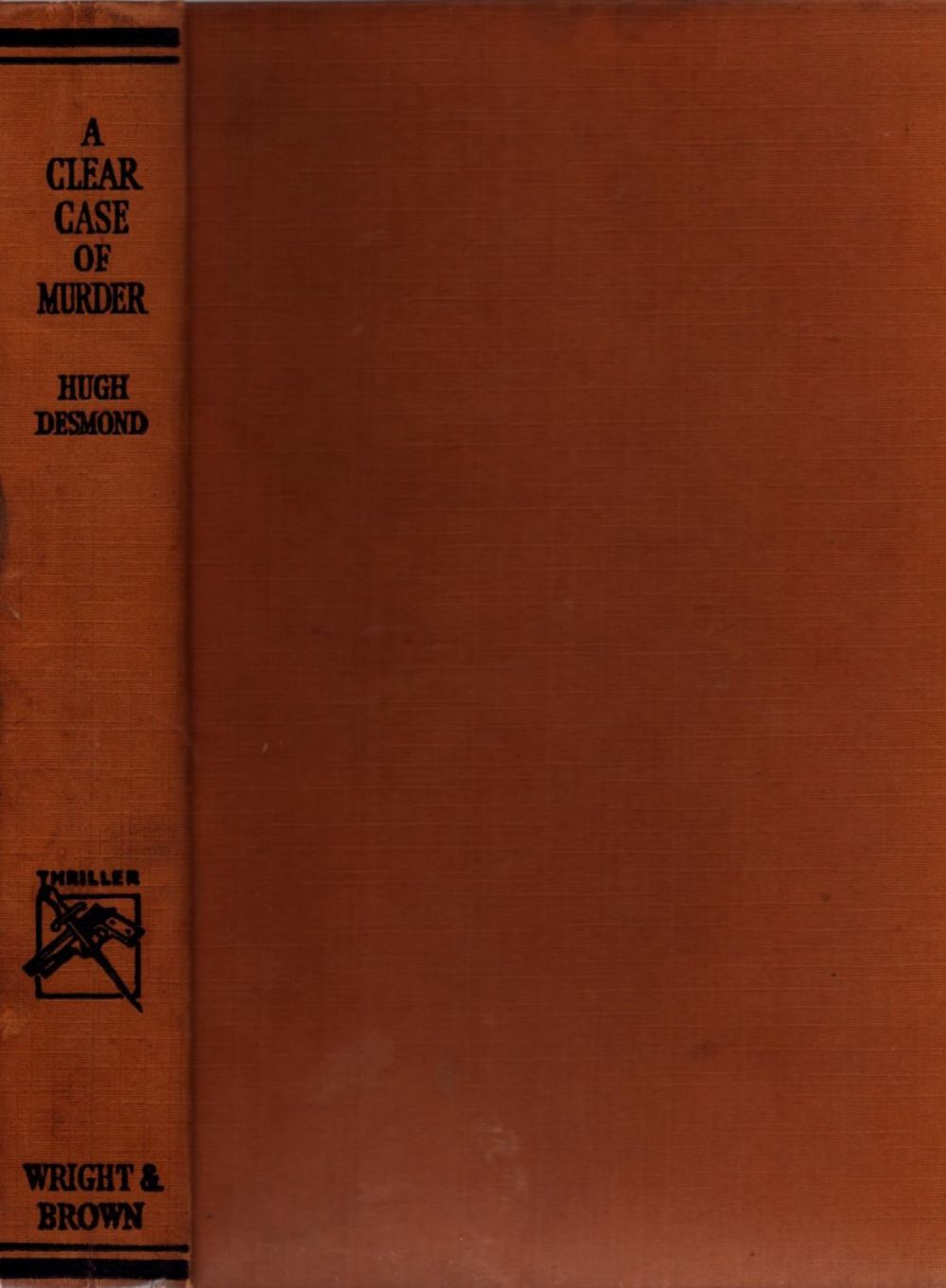 Lot 926: Hugh DesmondA Clear Case of Murder Circa 1940s....