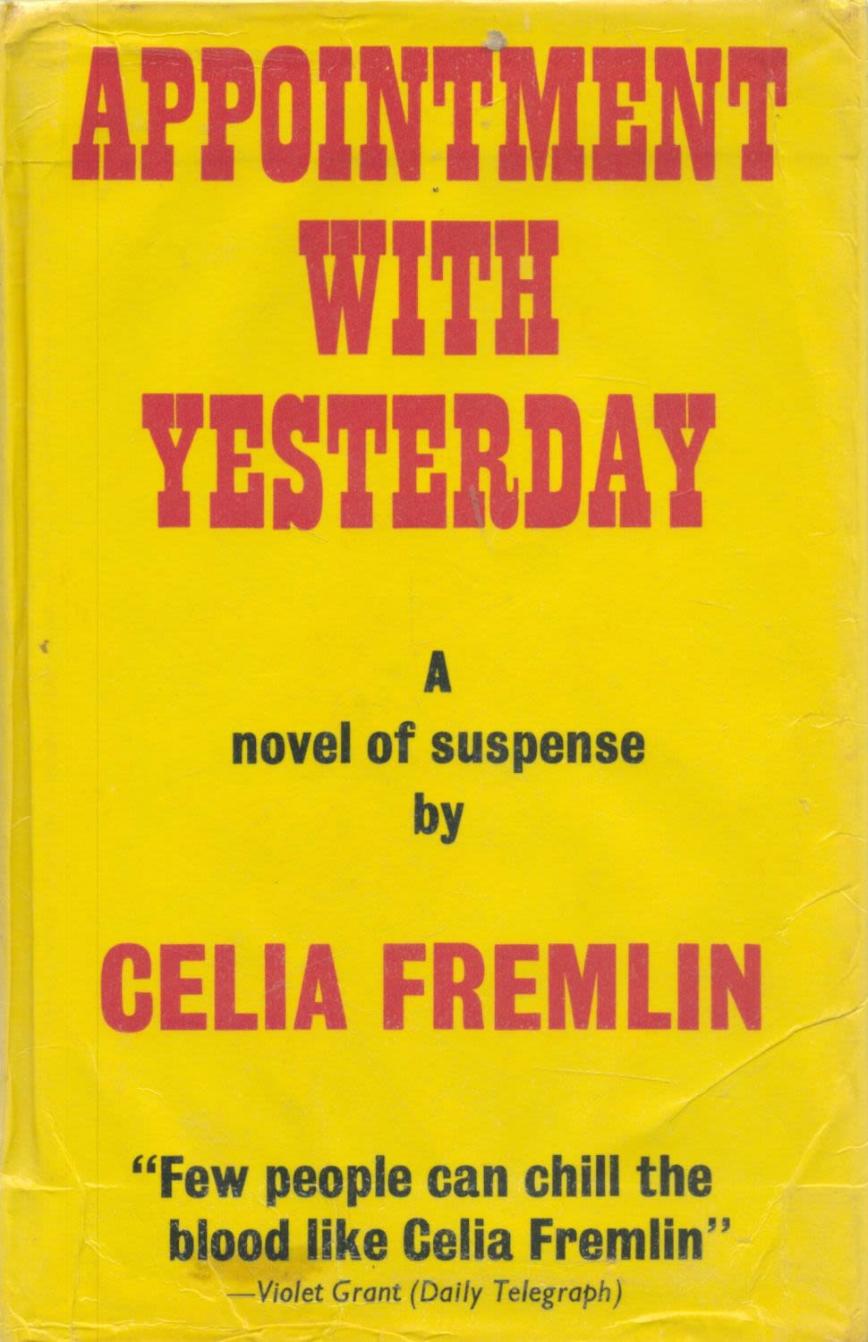 Lot 983: Celia Fremlin Appointment With Yesterday D/W 1st Edition...