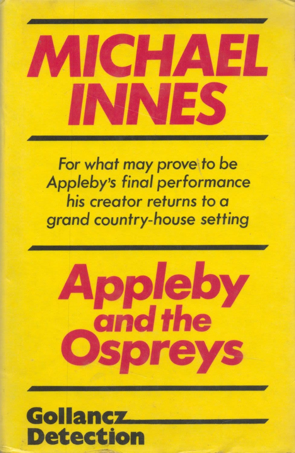 Lot 1052: Michael Innes Appleby The Ospreys Fine D/W 1st...