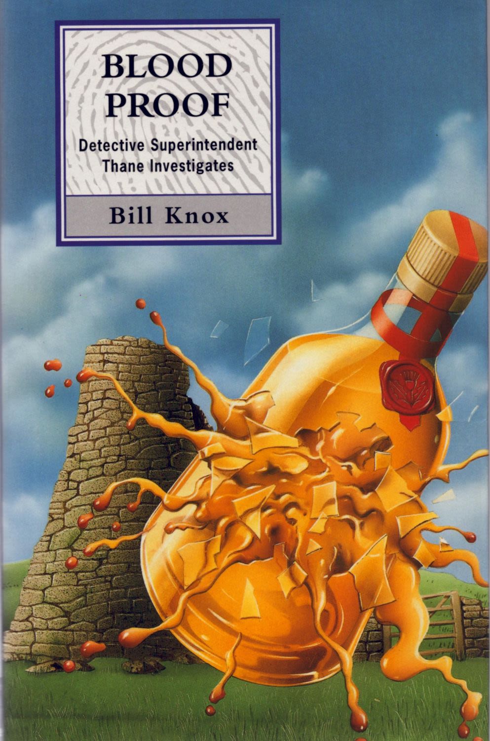 Lot 1075: Bill Knox Blood Proof Fine D/W 1st Edition...