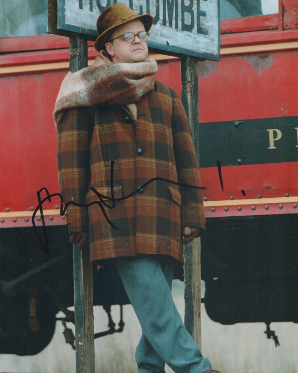 Lot 219: Toby Jones signed 10x8 inch colour photo. Good...