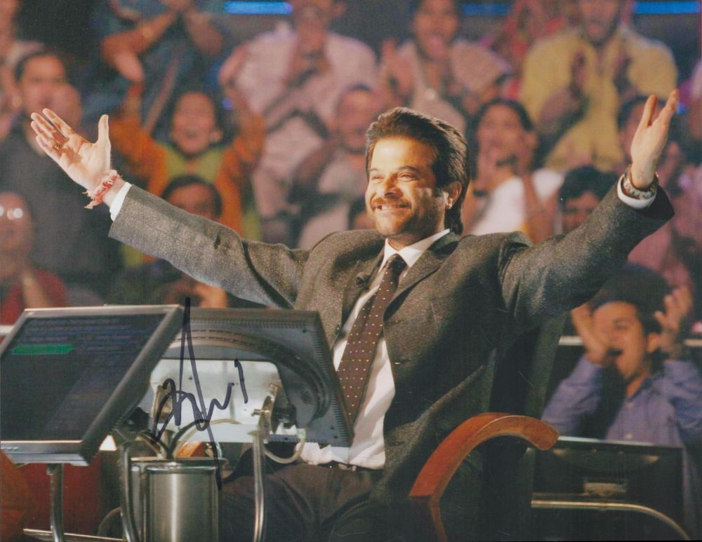 Lot 231: Anil Kapoor signed 10x8 inch colour photo. Good...
