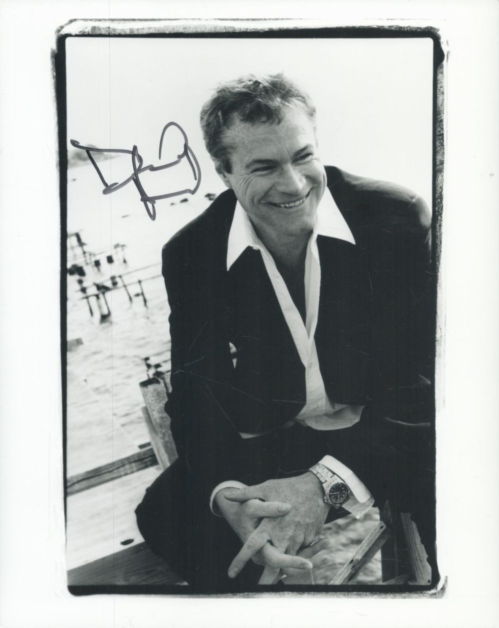 Lot 232: David Keith signed 10x8 inch black and white...