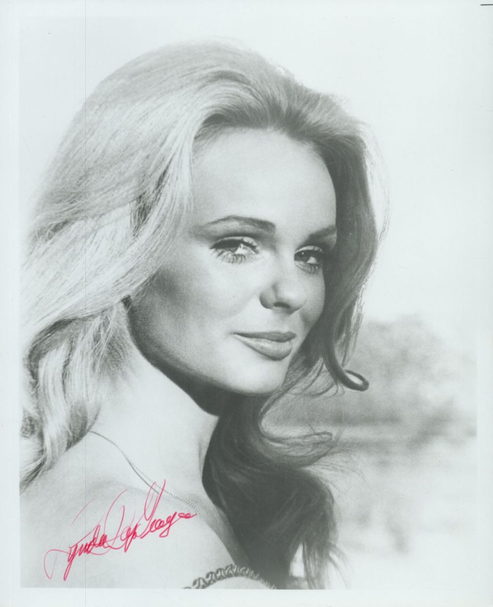 Lot 236: Lynda Day George signed 10x8 inch colour photo....