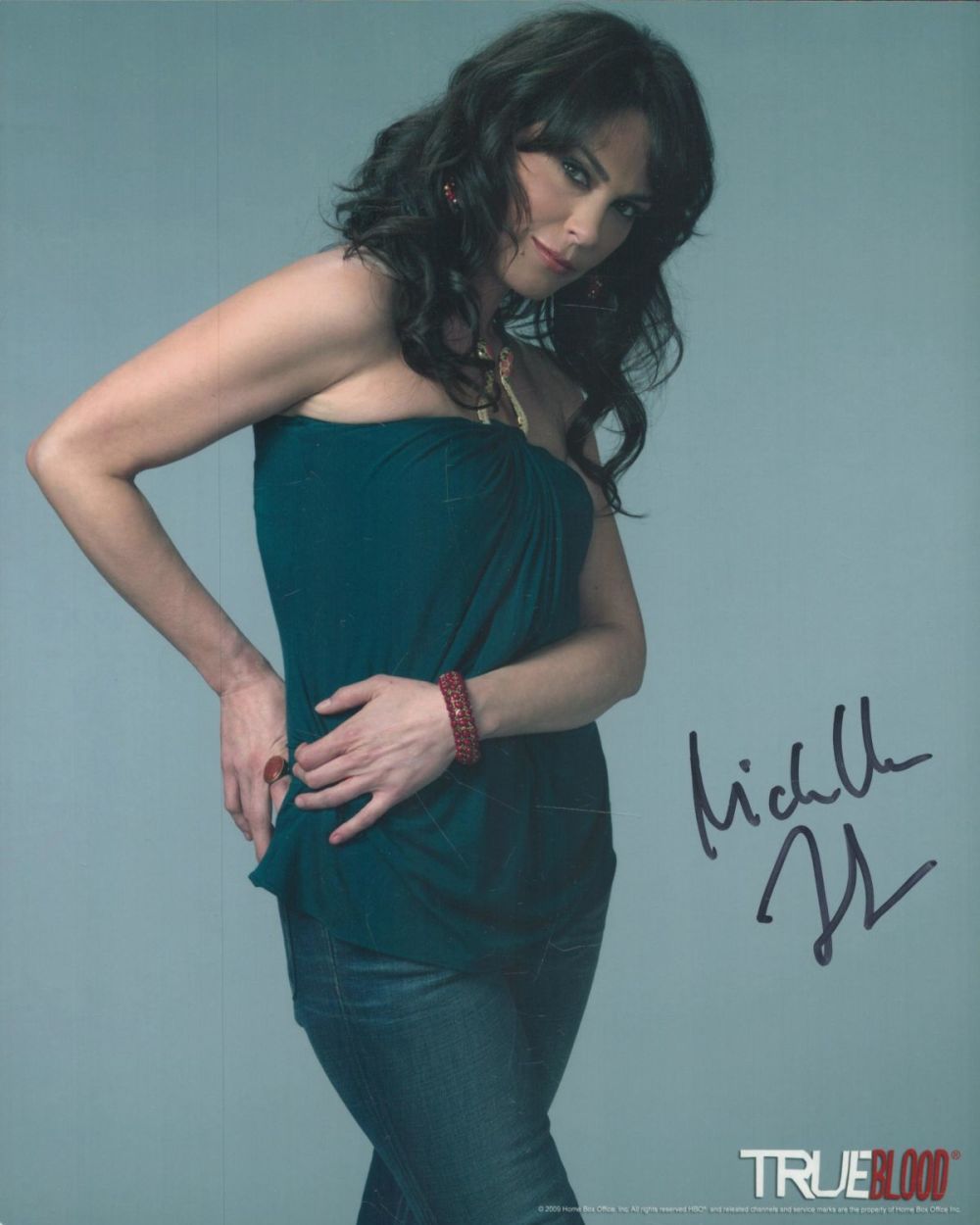 Lot 285: Michelle Forbes signed True Blood 10x8 inch colour...
