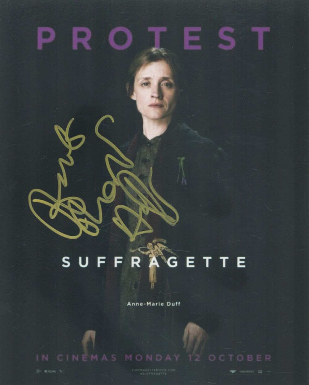 Lot 316: Anne Marie Duff signed 10x8 inch colour photo....