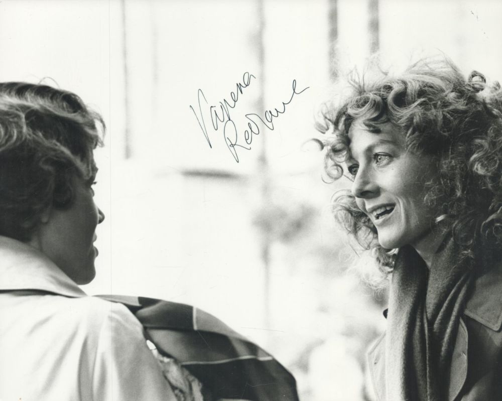 Lot 365: Vanessa Redgrave signed 10x8 inch black and white...