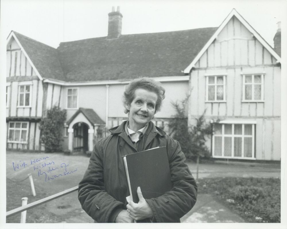 Lot 387: Sue Ryder signed 10x8 inch black and white...