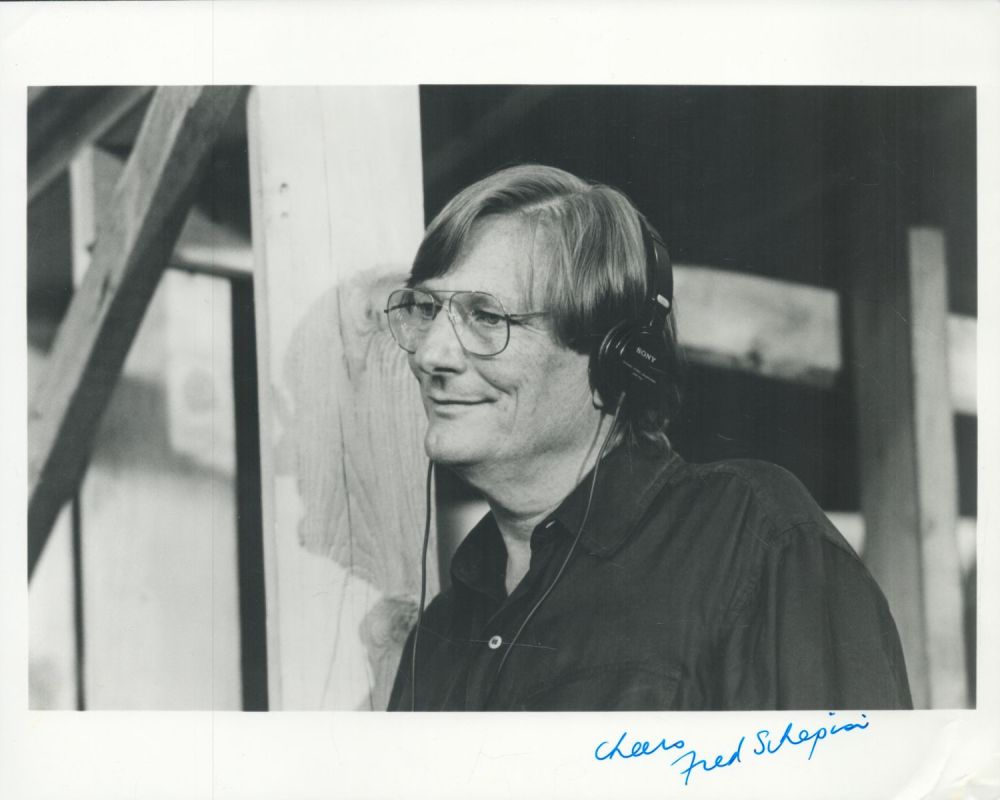 Lot 390: Fred Schepisi signed 10x8 inch black and white...