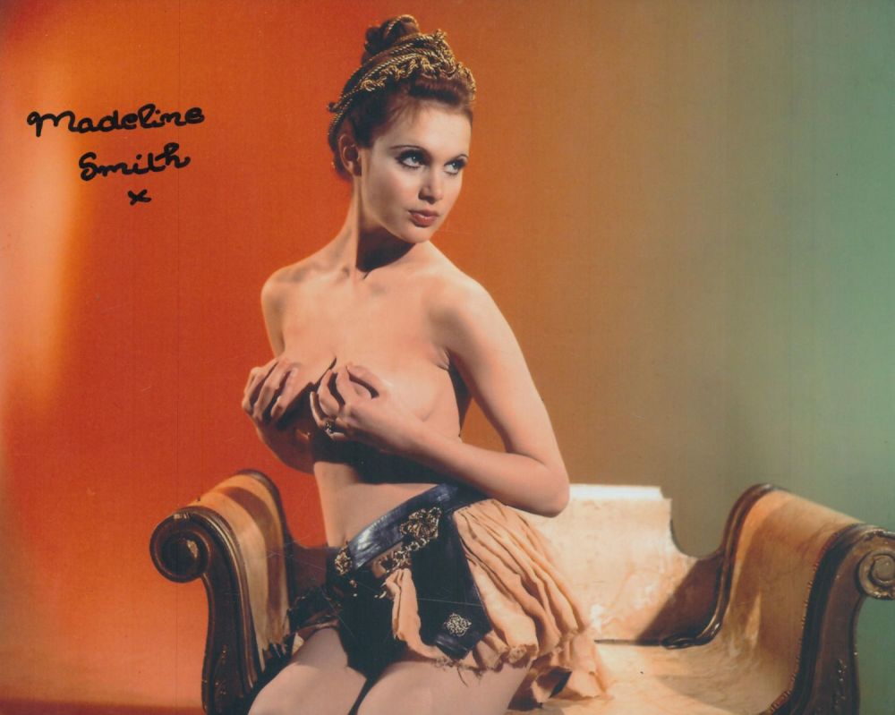 Lot 403: Madeline Smith signed 10x8 inch colour photo. Good...