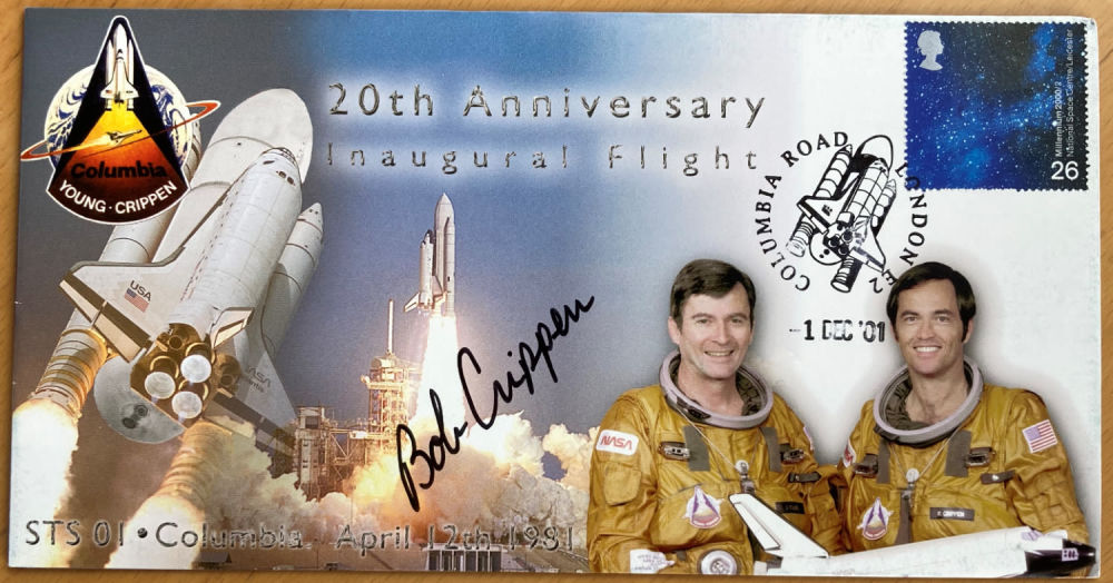 Lot 64: NASA Astronaut Bob Crippen STS1 Space Shuttle Columbia...