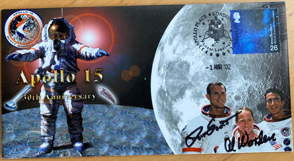 Lot 67: Apollo 15 moonwalker Dave Scott and CMP Alfred...