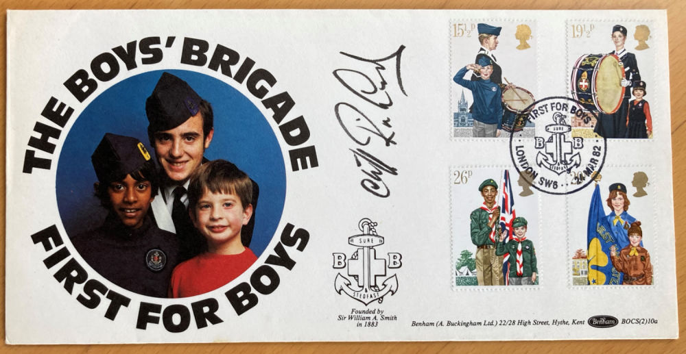 Lot 69: Music Cliff Richard signed Benham official 1982 Scouts...