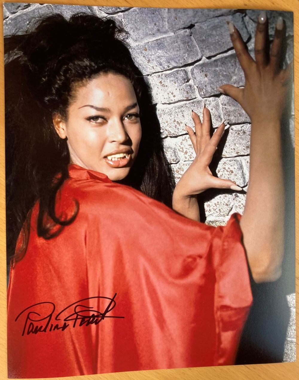 Lot 90: Horror Pauline Peart signed 10 x 8 inch...