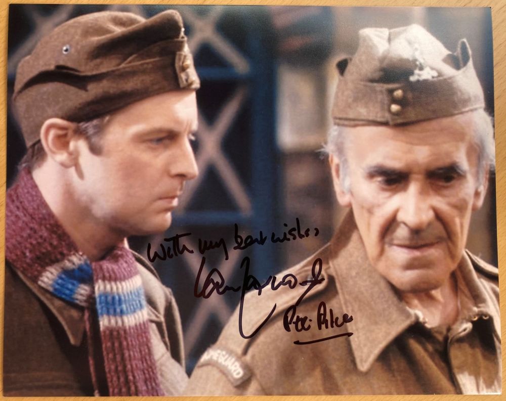 Lot 94: Dads Army Ian Lavender as Private Pike signed...