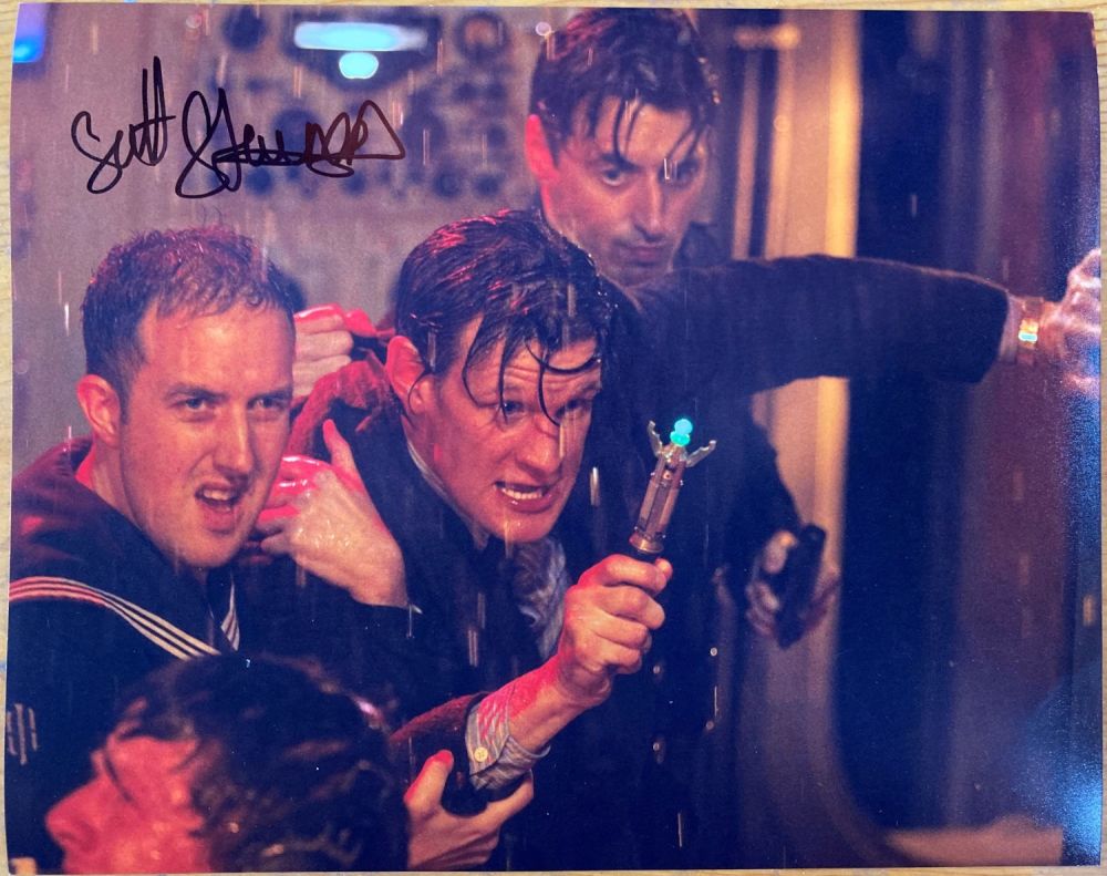 Lot 103: Doctor Who series 'Cold War' 8x10 photo signed...