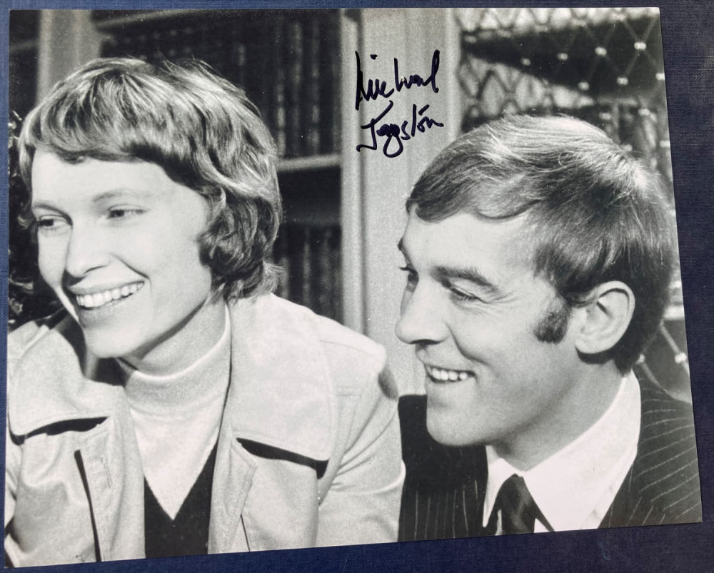 Lot 107: Michael Jayston signed 10x 8 inch b/w photo...