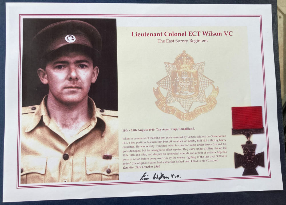 Lot 121: WW2 Victoria Cross winner Lt Cdr. Eric Wilson...