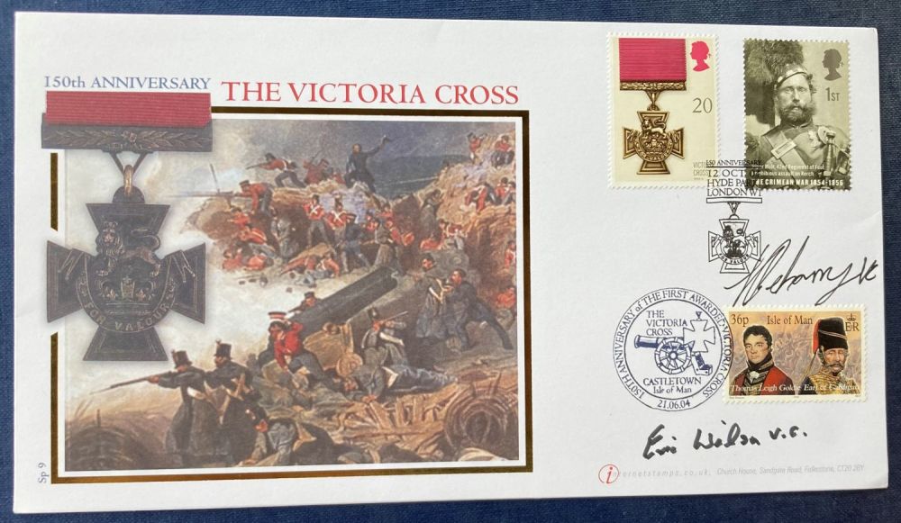 Lot 130: Victoria Cross winners Lt Col Eric Wilson VC...