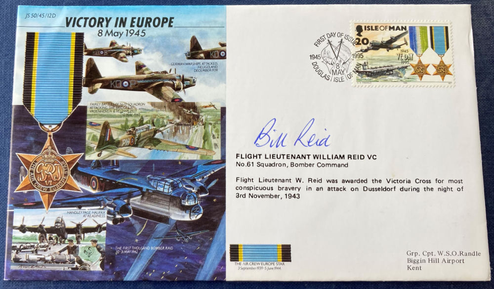 Lot 131: WW2 Victoria Cross winner Flt Lt Bill Reid...