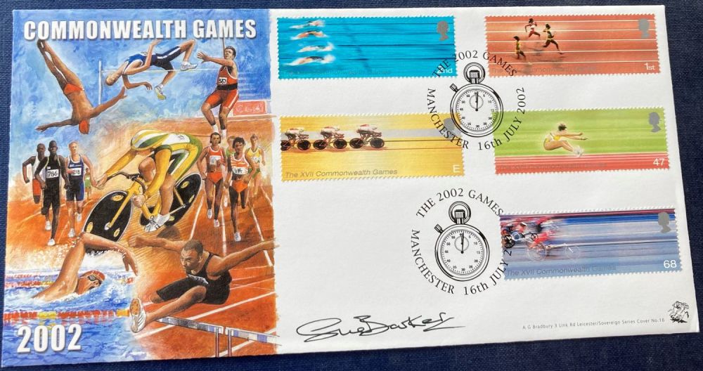Lot 178: Sport Sue Barker signed 2002 A G Bradbury...