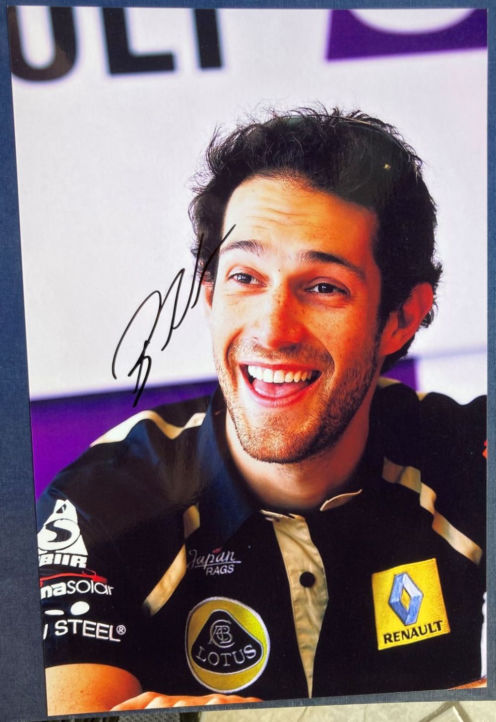 Lot 186: Formula 1 Bruno Senna Signed 12 x 8...
