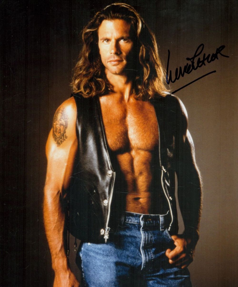 Lot 176: Lorenzo Lamas signed 10x8 inch colour photo. Good...