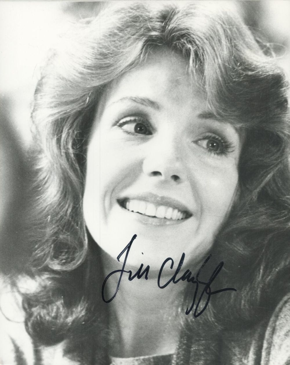Lot 222: Jill Clayburgh signed 10x8 inch vintage black and...