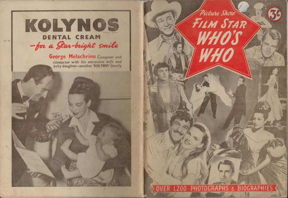Lot 319: Vintage Picture show Film Star Who's Who. Over...