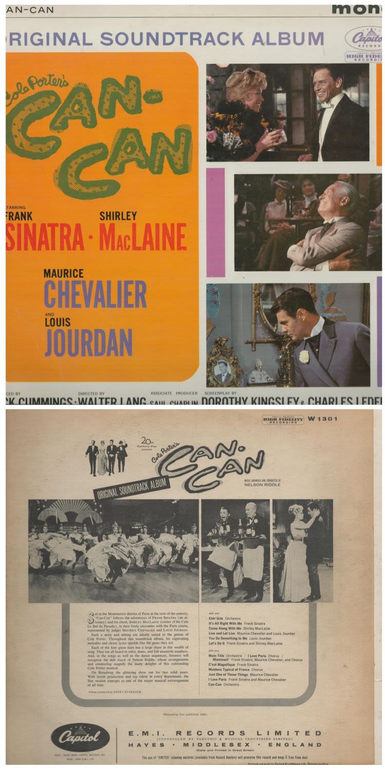 Lot 348: Vinyl Album CAN CAN Original Soundtrack Album. Frank...
