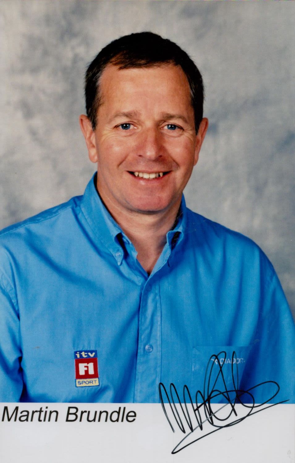 Lot 377: Martin Brundle signed colour Photo 6x4 Inch. Is...
