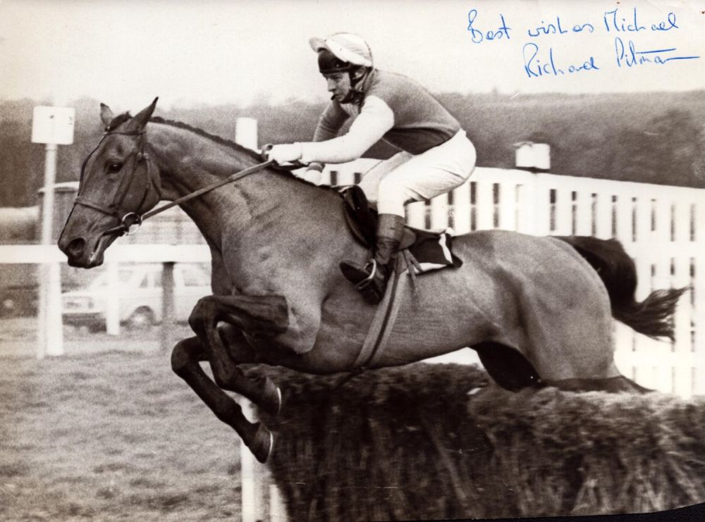 Lot 439: Richard Pitman signed 8x6inch black and white photo....