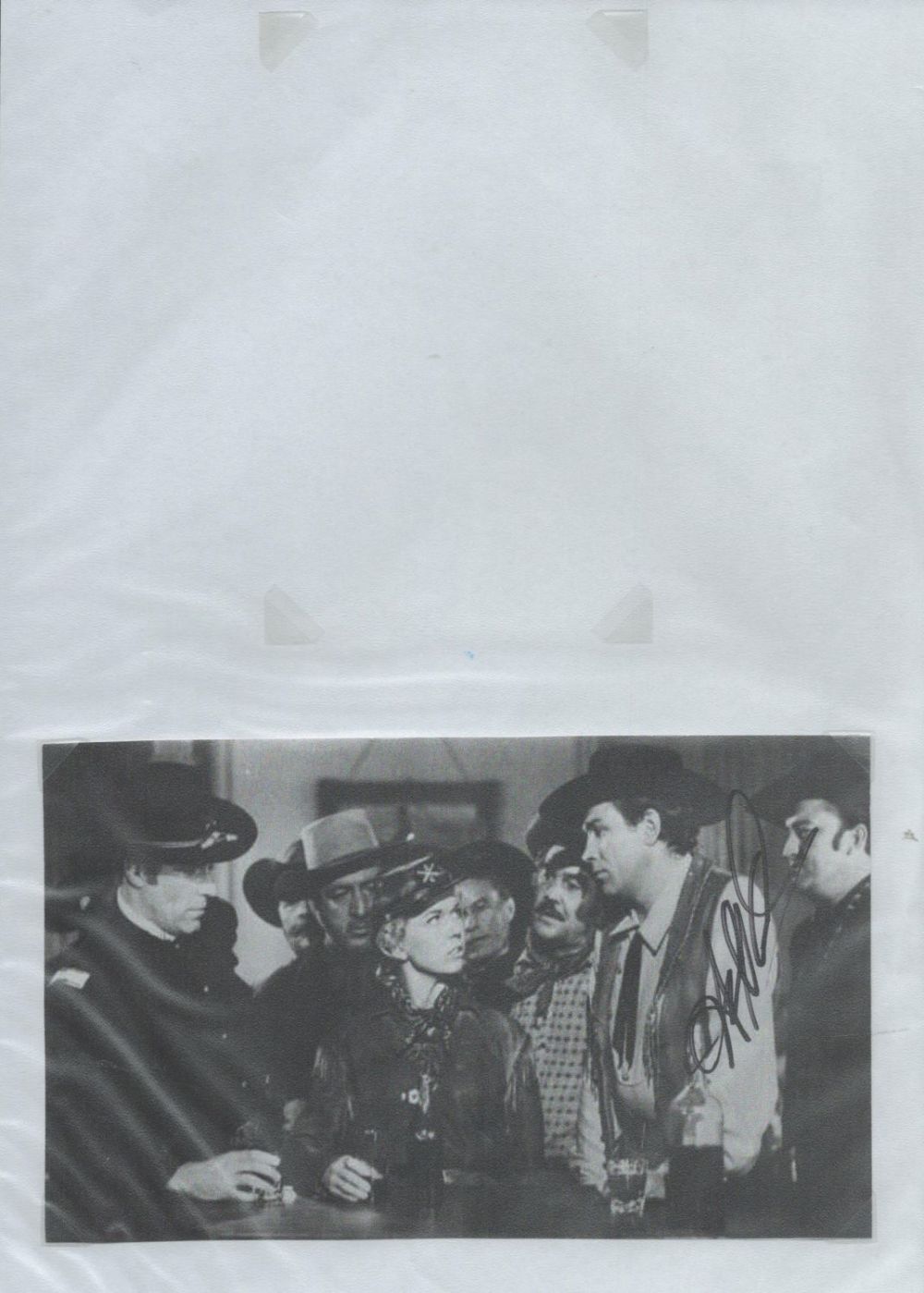 Lot 523: Howard Keel signed 8x6inch black and white photo...